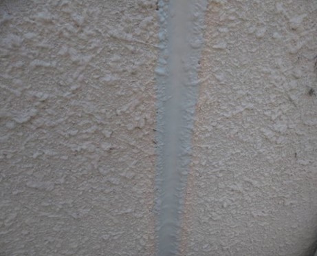 画像：外壁塗装作業 その6 シーリング工事 ALC目地 シーリング工事完了