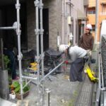 仮設足場組立作業その7